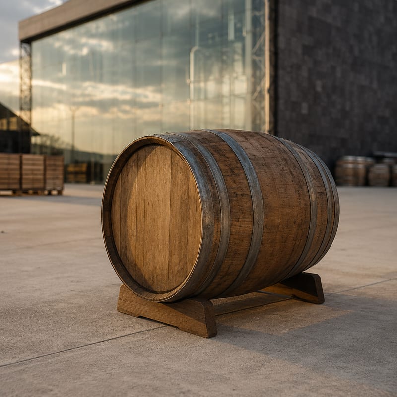 French oak barrel